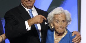 Ο Τζο Μπάιντεν με τη μητέρα του, Κάθριν