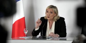 Η ακροδεξιά υποψήφια Πρόεδρος της Γαλλίας, Μαρίν Λεπέν