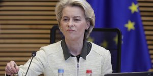 H πρόεδρος της Κομισιόν, Ούρσουλα φον ντερ Λάιεν 