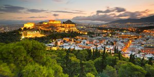 Η περιοχή της Ακρόπολης από τον λόφο Φιλοπάππου