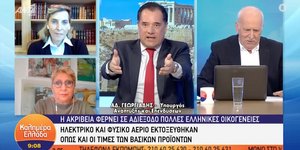 Ο υπουργός Ανάπτυξης, Αδωνις Γεωργιάδης, στον ΑΝΤ1