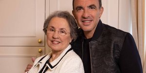 Ο Νίκος Αλιάγας και η μητέρα του Χαρούλα