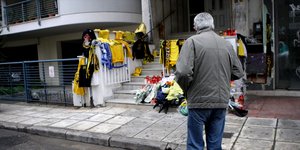 Το σημείο της δολοφονίας του Άλκη Καμπανού