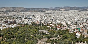 Πανοραμικό πλάνο της Αθήνας