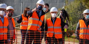 Κώστας Μπακογιάννης στα έργα