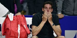 Ο Ντελ Πότρο ξέσπασε σε κλάματα στον τελευταίο αγώνα του