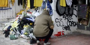 Το σημείο που δολοφονήθηκε ο Αλκης Καμπανός