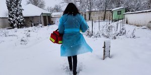 Εμβολιασμός κατ' οίκον ακόμη και με χιόνια