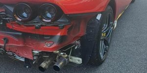 τρακάρισμα ferrari