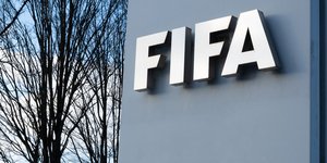 Λογότυπο της FIFA στα γραφεία της