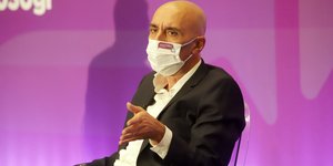Ο πρόεδρος του ΕΒΕΑ, Γιάννης Μπρατάκος