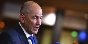 Ο πρωθυπουργός της Σλοβενίας Γιάνεζ Γιάνσα