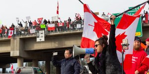 Διαμαρτυρία των οδηγών φορτηγών