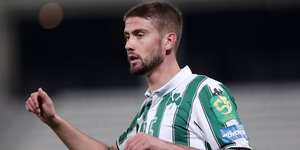 Ο Λούντκβιστ με τη φανέλα του Παναθηναϊκού