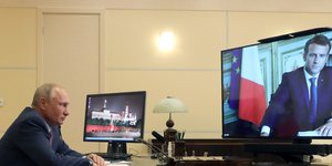 Συζήτηση Μακρόν-Πούτιν το 2020 