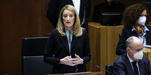 Στο Ισραήλ βρίσκεται η πρόεδρος του Ευρωπαϊκού Κοινοβουλίου, Ρομπέρτα ΜετσόλαH πρόεδρος του Ευρωπαϊκού Κοινοβουλίου, Ρομπέρτα Μετσόλα