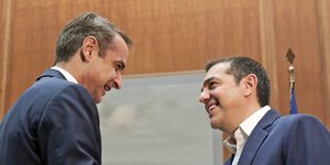 Μητσοτάκης, Τσίπρας