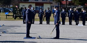 Ο Νίκος Παναγιωτόπουλος στην τελετή παράδοσης-παραλαβής