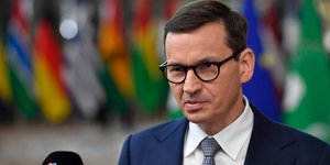 Ο πρωθυπουργός της Πολωνίας Ματέους Μοραβιέτσκι