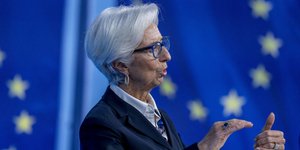 Η πρόεδρος της ΕΚΤ, Κριστίν Λαγκάρντ