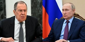 Ο Σεργκέι Λαβρόφ και ο Βλαντιμίρ Πούτιν