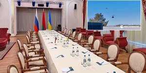 Στο τραπέζι των διαπραγματεύσεων Ρωσία και Ουκρανία / Φωτογραφία: Twitter