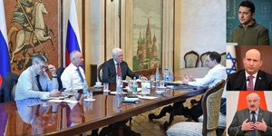 Η Ρωσική αντιπροσωπεία στο Γκομέλ, ο Ζελένσκι, ο Λουκασένκο, ο Μπένετ