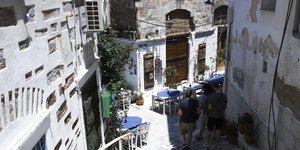 σοκακι νησι σκαλια 