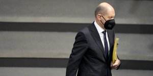 Ο Γερμανός καγκελάριος Όλαφ Σολτς