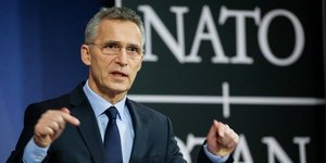 Ο γενικός γραμματέας του ΝΑΤΟ, Γενς Στόλτενμπεργκ