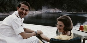 Ο τέως βασιλιάς Κωνσταντίνος με την Άννα-Μαρία