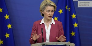 Η πρόεδρος της Ευρωπαϊκής Επιτροπής, Ούρσουλα φον ντερ Λάιεν