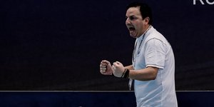 Ο προπονητής της Εθνικής Ομάδας Πόλο, Θοδωρής Βλάχος