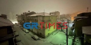 Χιόνι στη Φλώρινα 