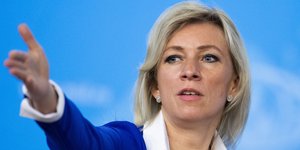 Η εκπρόσωπος του ρωσικού ΥΠΕΞ Μαρία Ζαχάροβα