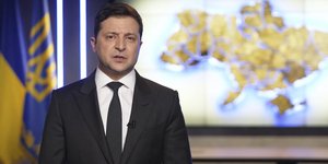 Βολοντίμιρ Ζελένσκι σε χαρτη
