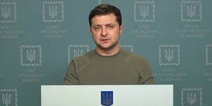 O πρόεδρος της Ουκρανίας, Βολόντιμιρ Ζελένσκι 