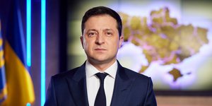 O Βολοντίμιρ Ζελένσκι / Φωτογραφία: AP