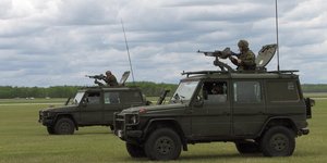 Army vehicles