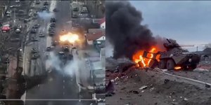 To ρωσικό σύνταγμα τεθωρακισμένων έπεσε σε ουκρανική ενέδρα έξω από το Κίεβο 