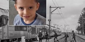 Ο μικρός Πλάτωνας το πρώτο προσφυγόπουλο από την Ουκρανία που πέρασε τα σύνορα Ορμενίου /Φωτογραφία: thesstoday