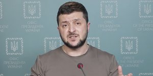 Ο πρόεδρος της Ουκρανίας, Βολόντιμιρ Ζελένσκι