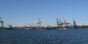 Το λιμάνι του Γιούζν στην Οδησσό της Ουκρανίας