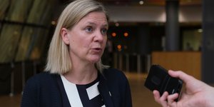 Η πρωθυπουργός της Σουηδίας, Μαγκνταλένα Άντερσον