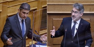 Λευτέρης Αυγενάκης και Θεόφιλος Ξανθόπουλος