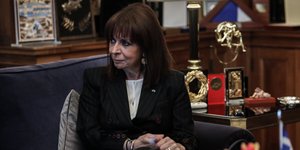 Η πρόεδρος της Δημοκρατίας, Κατερίνα Σακελλαροπούλου