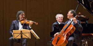 Λεωνίδας Καβάκος, Yo Yo Ma, μαζί επί σκηνής