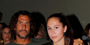 Ο Κώστας Κοκκινάκης με την κόρη του Ηλιάνα