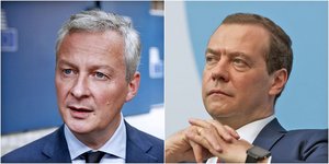 Μπρουνό Λεμέρ και Ντμίτρι Μεντβέντεφ