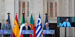 Δηλώσεις Μητσοτάκη, Ντράγκι, Σάντσεθ, Κόστα μετά την τετραμερή για τα ενεργειακά